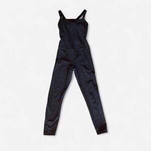 Beyond Yoga dark grey space dye athletic jumpsuit